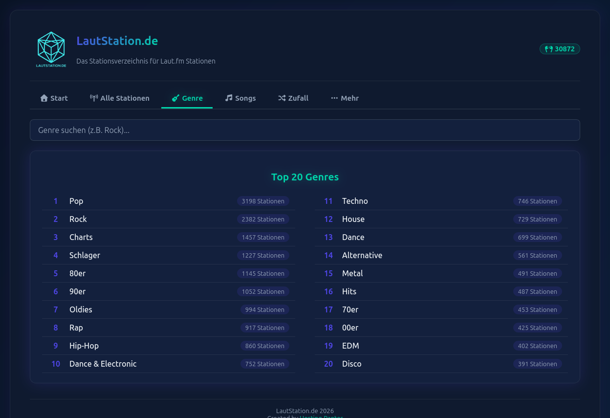 Lautstation.de - Stationsverzeichnis - Screenshot 6