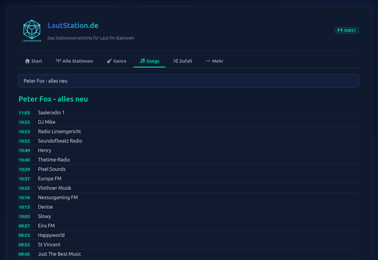 Lautstation.de - Stationsverzeichnis - Screenshot 8