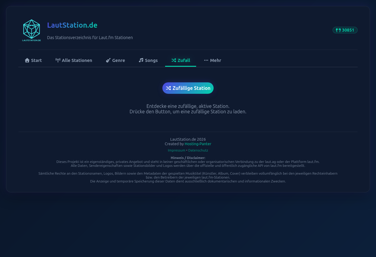 Lautstation.de - Stationsverzeichnis - Screenshot 9