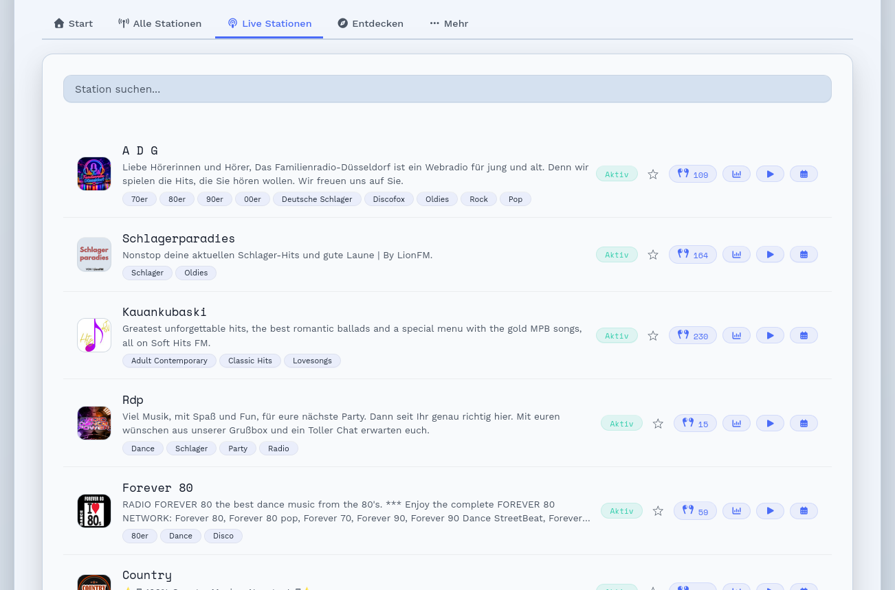 Lautstation.de - Stationsverzeichnis - Screenshot 9