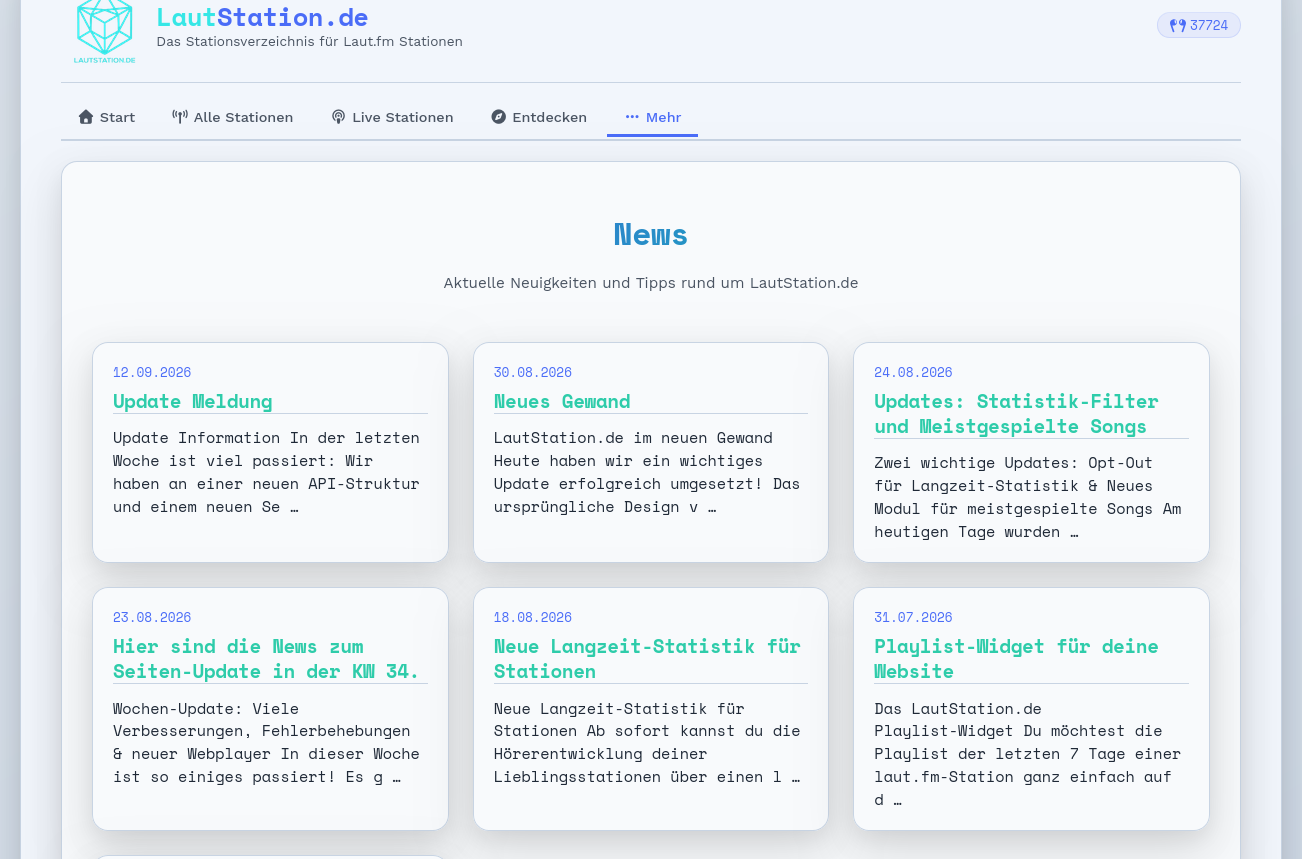 Lautstation.de - Stationsverzeichnis - Screenshot 15