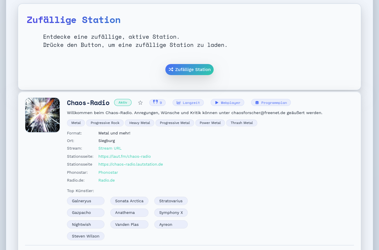 Lautstation.de - Stationsverzeichnis - Screenshot 13