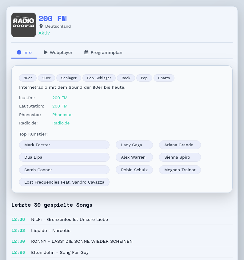Lautstation.de - Stationsverzeichnis - Screenshot 18