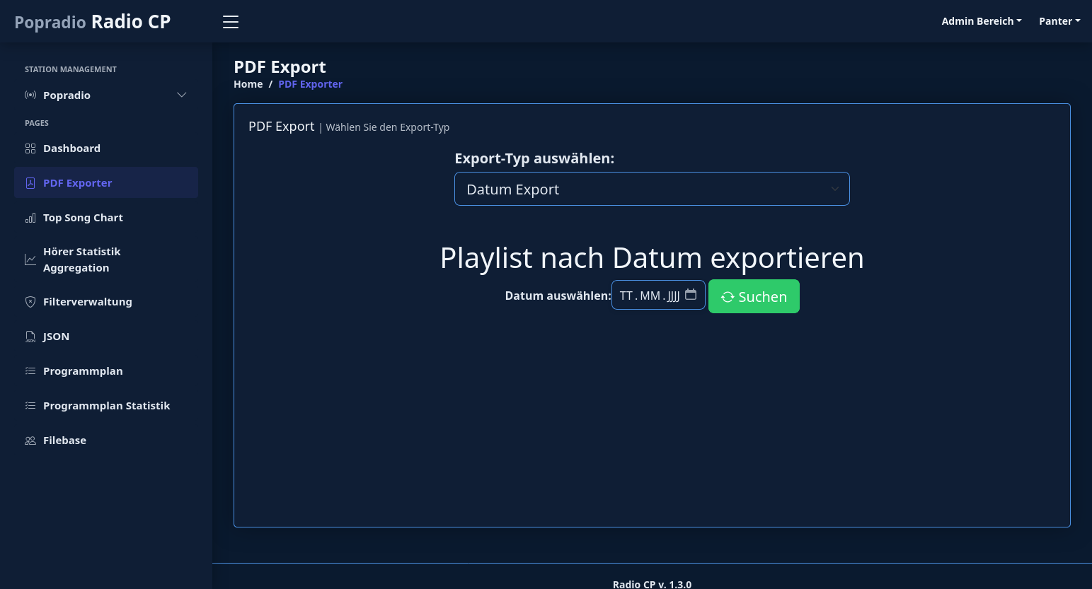 RadioCP – Multi-Station Management - Screenshot 2